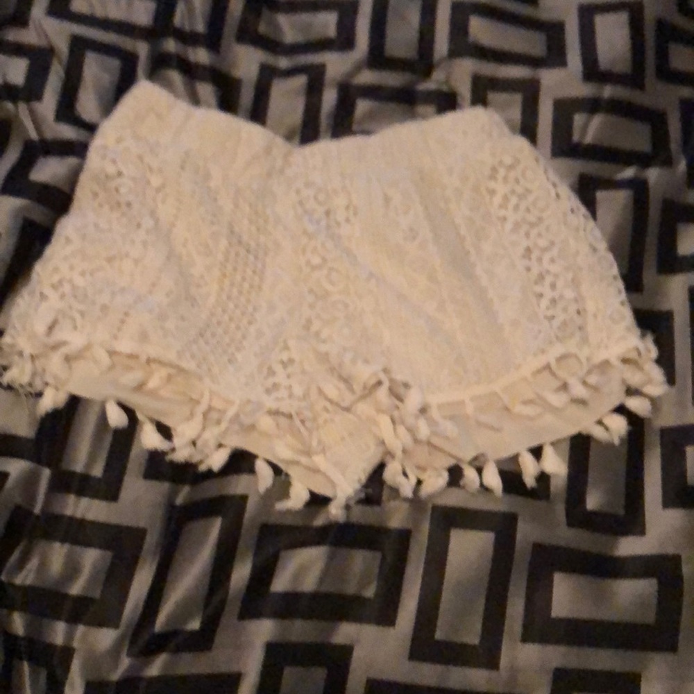 white shorts